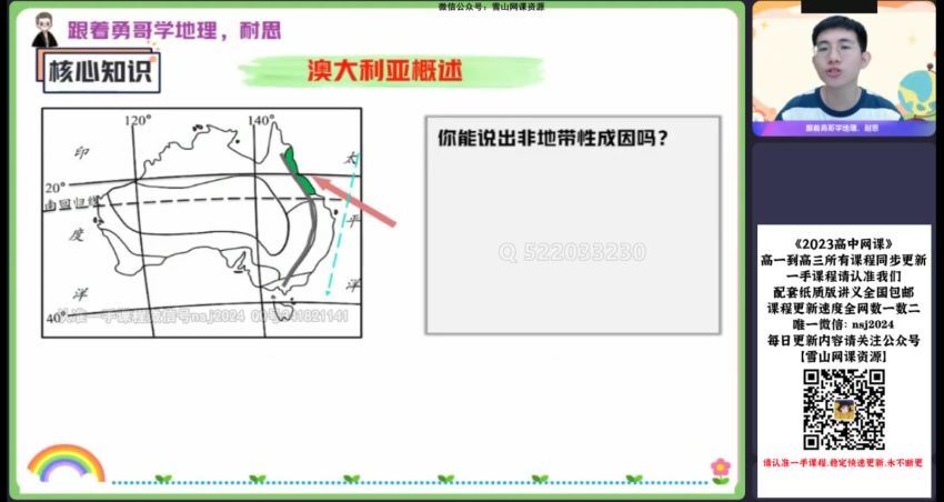 2023作业帮高三地理暑秋（秋上+秋下），百度网盘(43.51G)