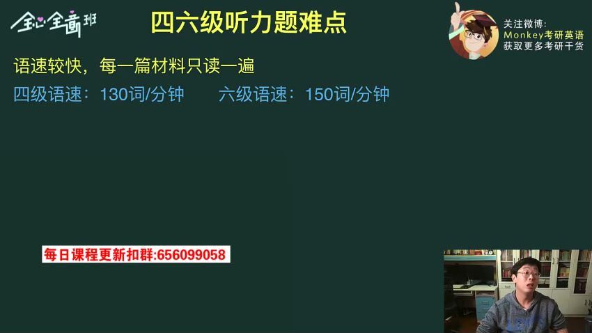 2023年6月英语六级：全新全意全程班[边明锐]，网盘下载(6.25G)