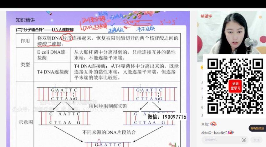 学而思：【2023春上】高二生物A+班 段麟飞，百度网盘(12.65G)